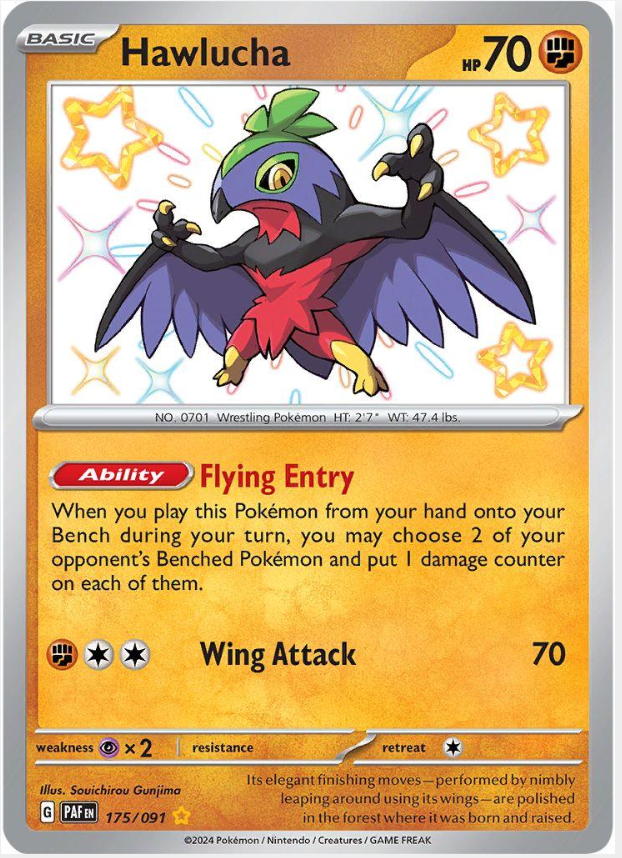 f8edaef3bf6e5d404c234692d123a377.png Hawlucha 175/091 - Bilde 1