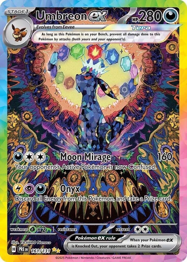 ff282bcecdef7d68b6e385e5040aa81f.jpg Umbreon EX #161/131 - Bilde 1