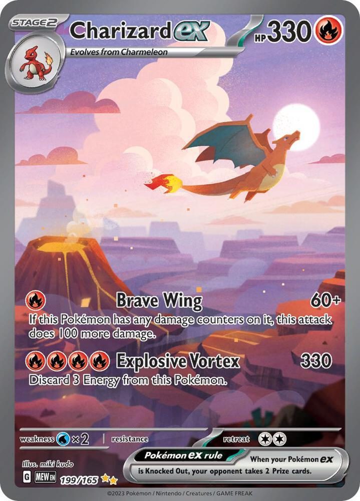ff6ac43a2526776833313344b8ab3b99.jpg Charizard EX #199/165 - Bilde 1