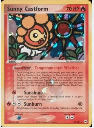 Sunny Castform [Reverse Holo] 26/101