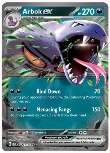 0625d19e1fac2224ae121e039ad8d027.png Arbok ex 24/165 - Bilde 1