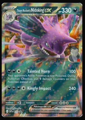 Team Rocket's Nidoking Ex #217 Promo