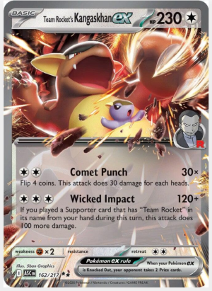 Team Rocket's Kangaskhan ex 162/217